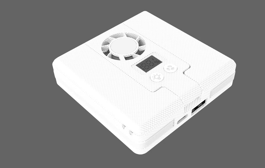 PB009-5K-Brushless Power Bank Magfan-White