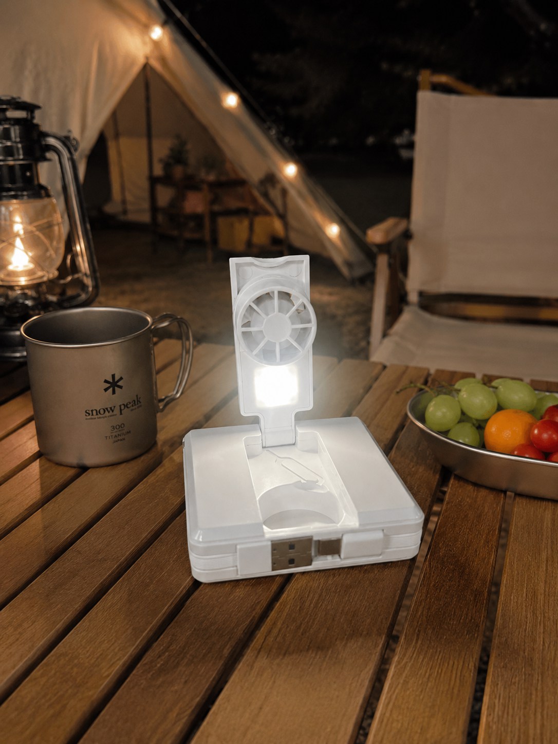 PB009-5K-Brushless Power Bank Magfan-White