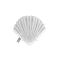 Seashell-shaped "Find My" Tracker-White