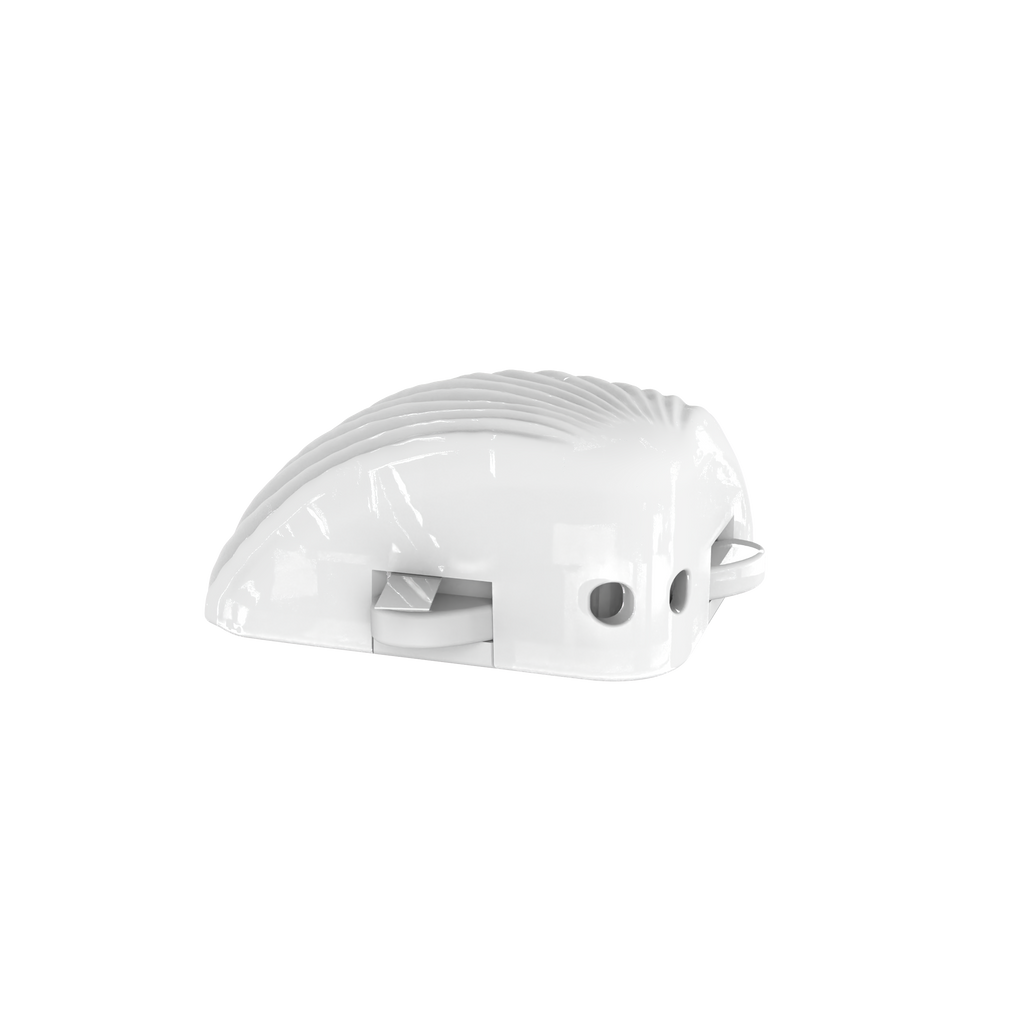 Seashell-shaped "Find My" Tracker-White
