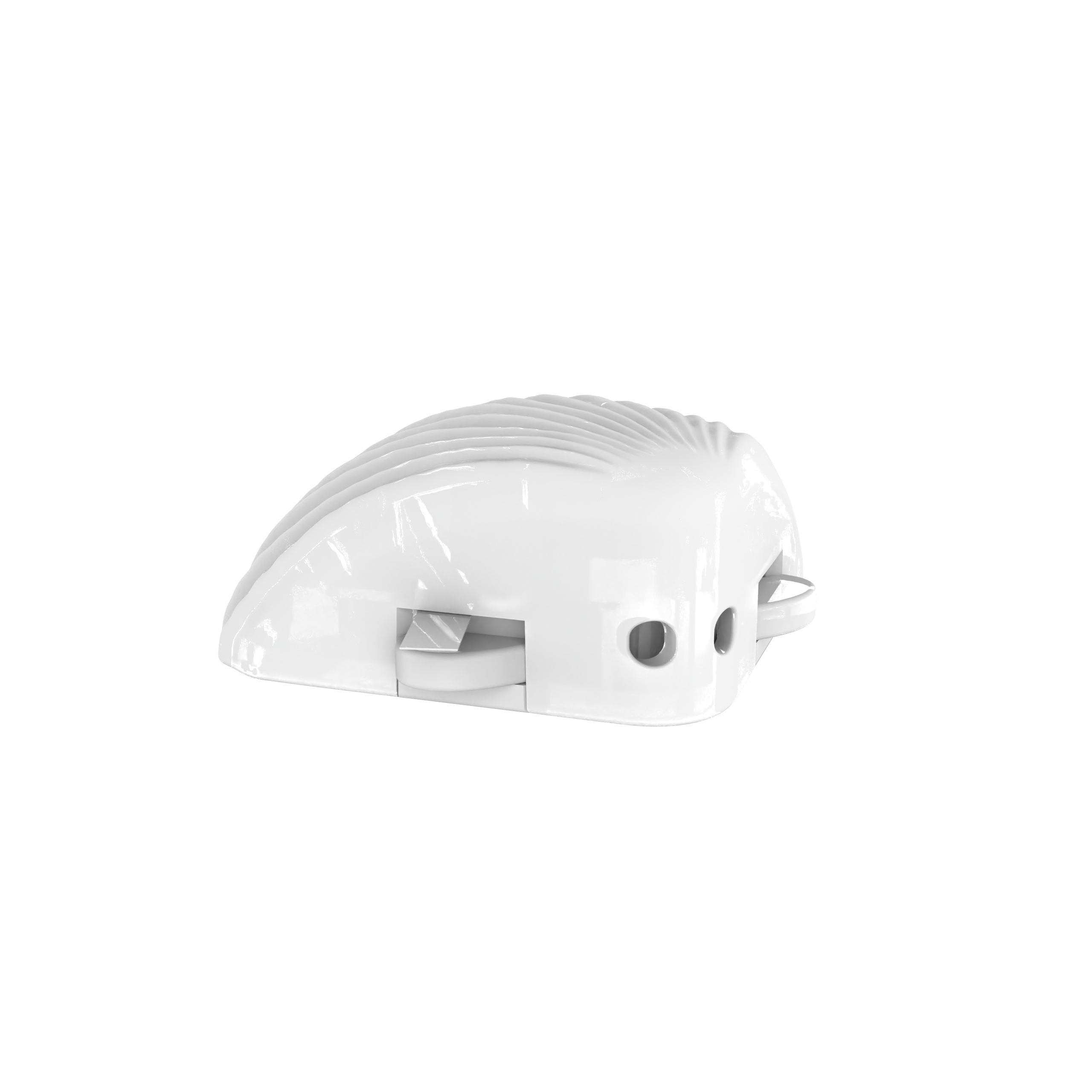 Seashell-shaped "Find My" Tracker-White