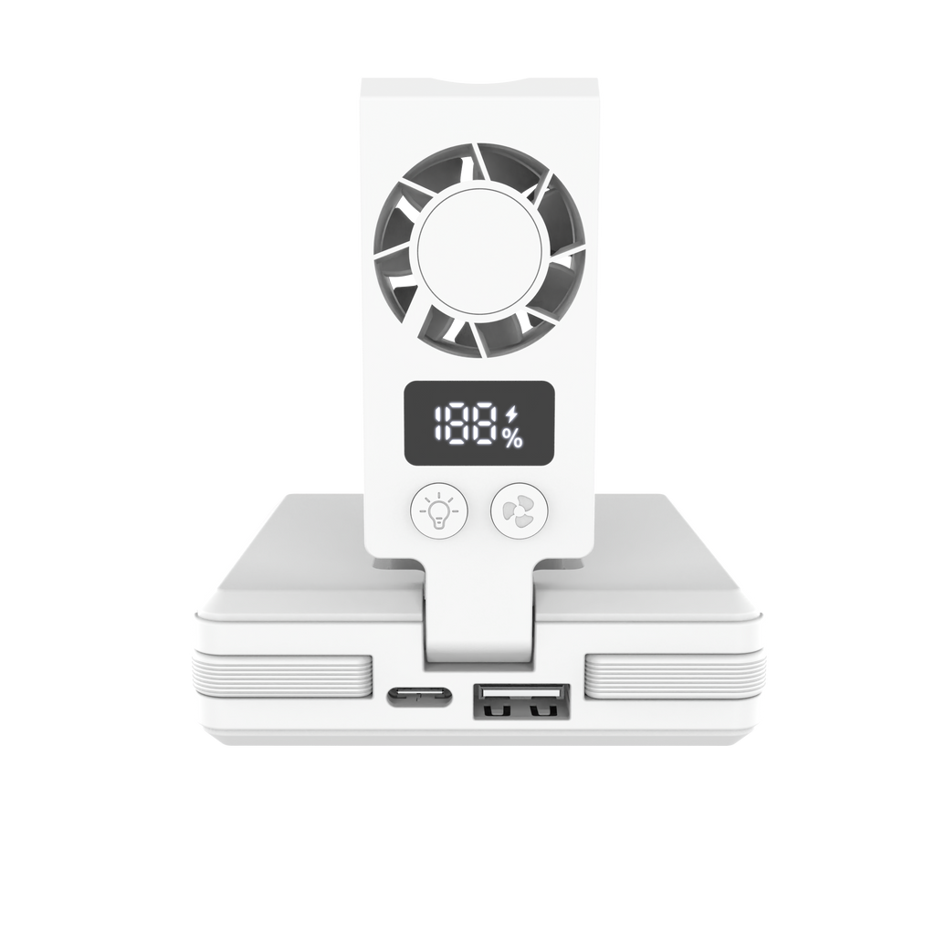PB009-5K-Brushless Power Bank Magfan-White