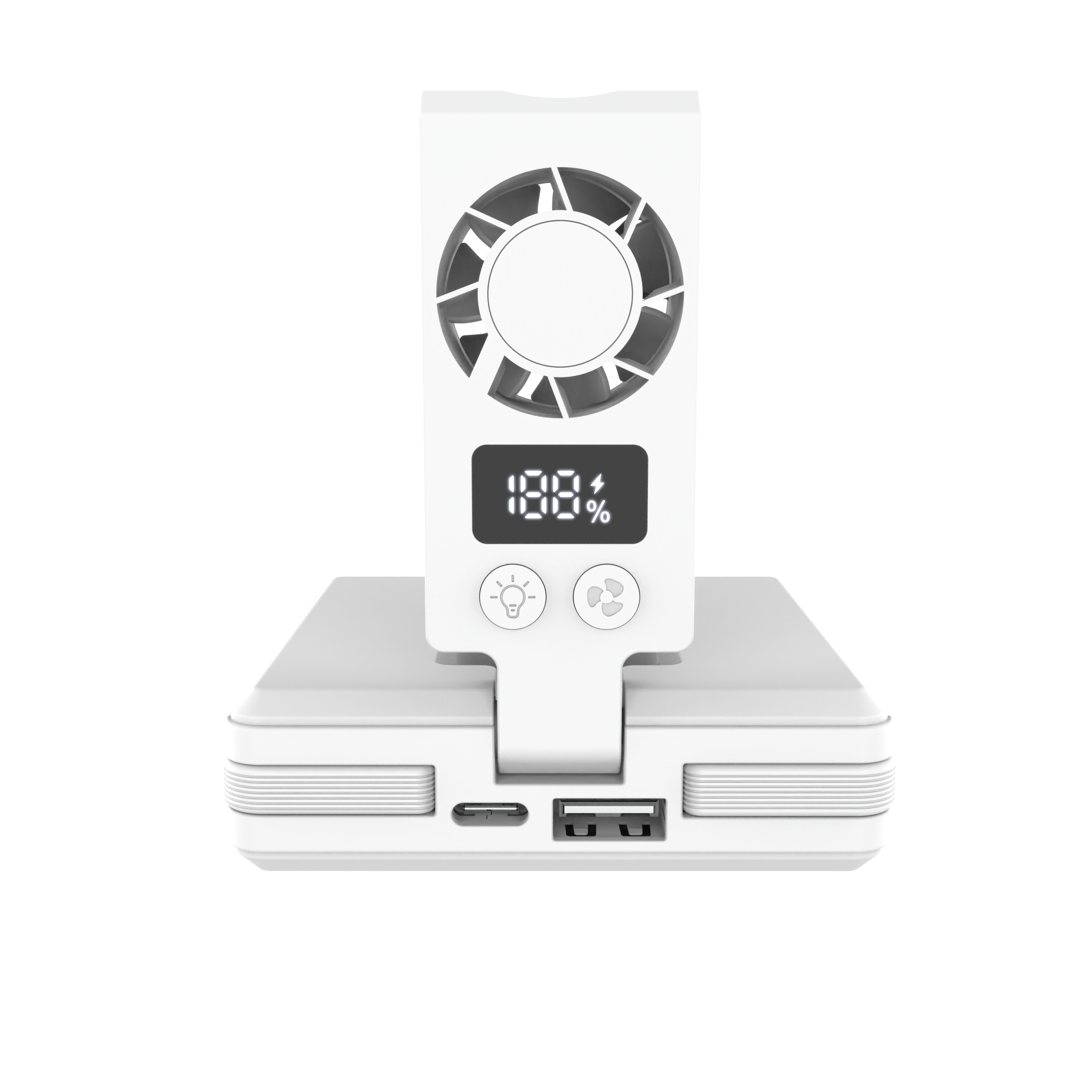 PB009-5K-Brushless Power Bank Magfan-White