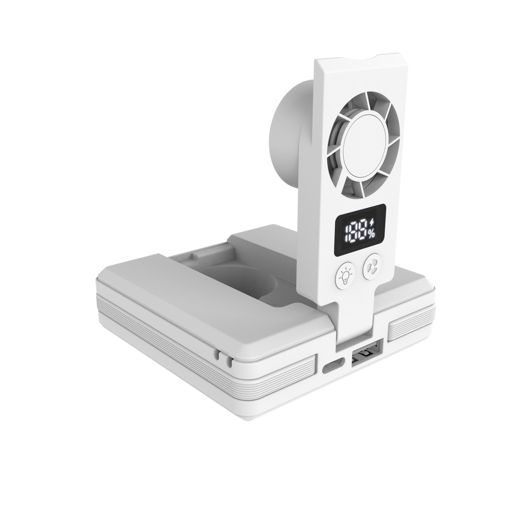 PB009-5K-Brushless Power Bank Magfan-White