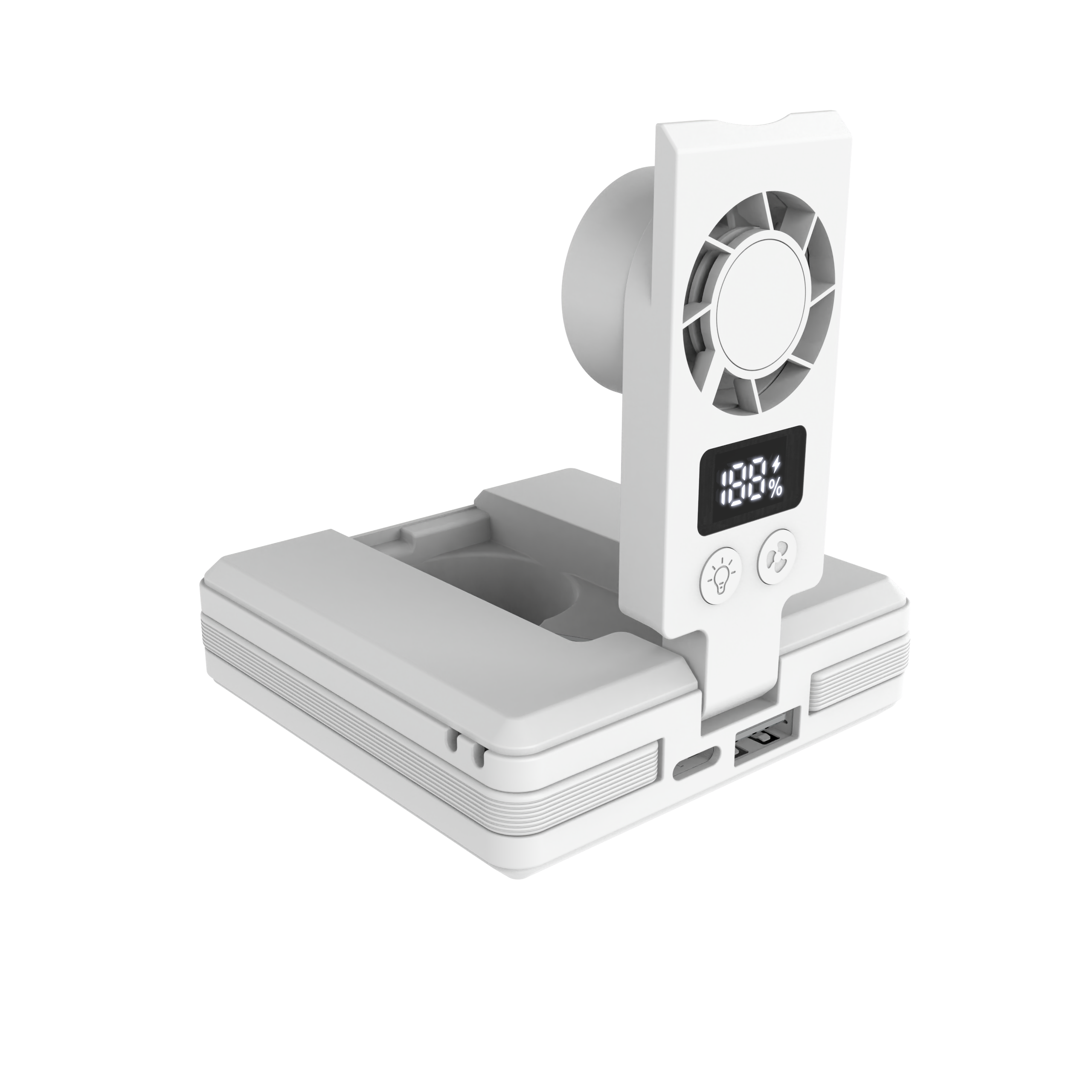 PB009-5K-Brushless Power Bank Magfan-White